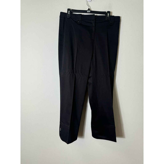 Elliot Lauren Black Tuxedo Style Ankle Pants Sz 10