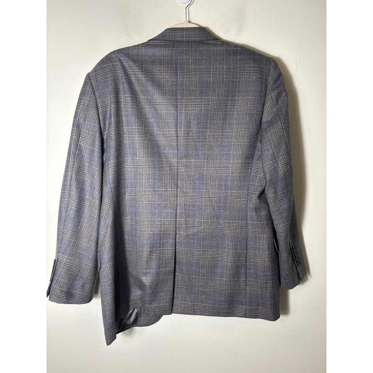 Mens Brooks Brothers Madison Blue and Dark Gray Jacket Sz 40S