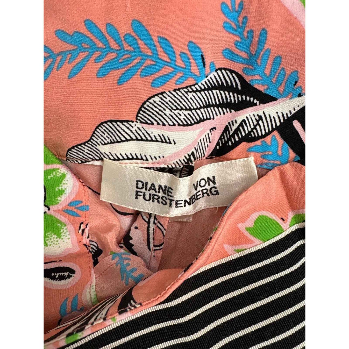 Diane Von Furstenberg Pink Floral Maxi Skirt Sz (no tag) fits like M