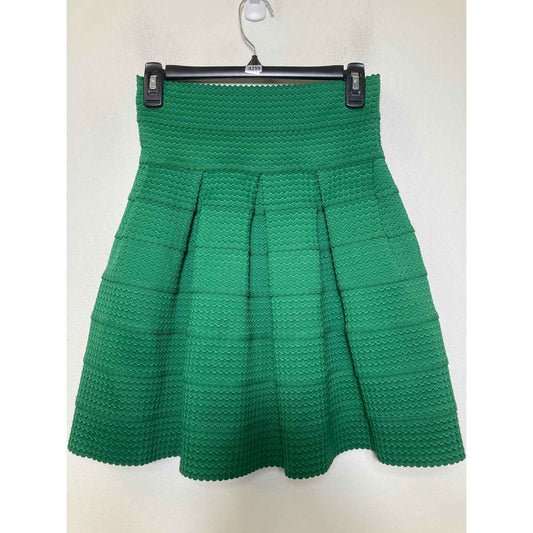Girls From Savoy Structured Green Skirt sz S