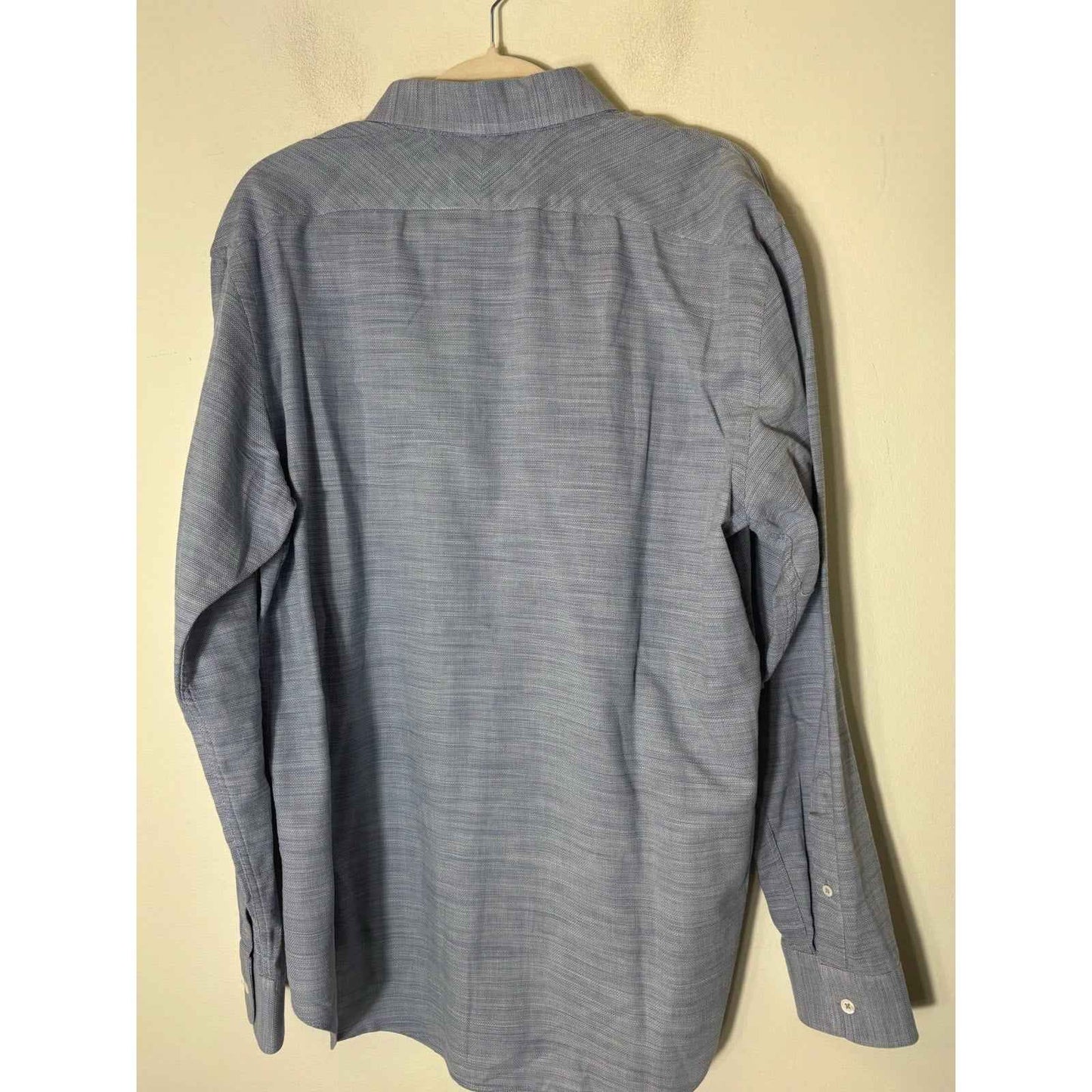 Men's Billy Reid Light Blue Long Sleeve Cotton Button Down Shirt Sz L