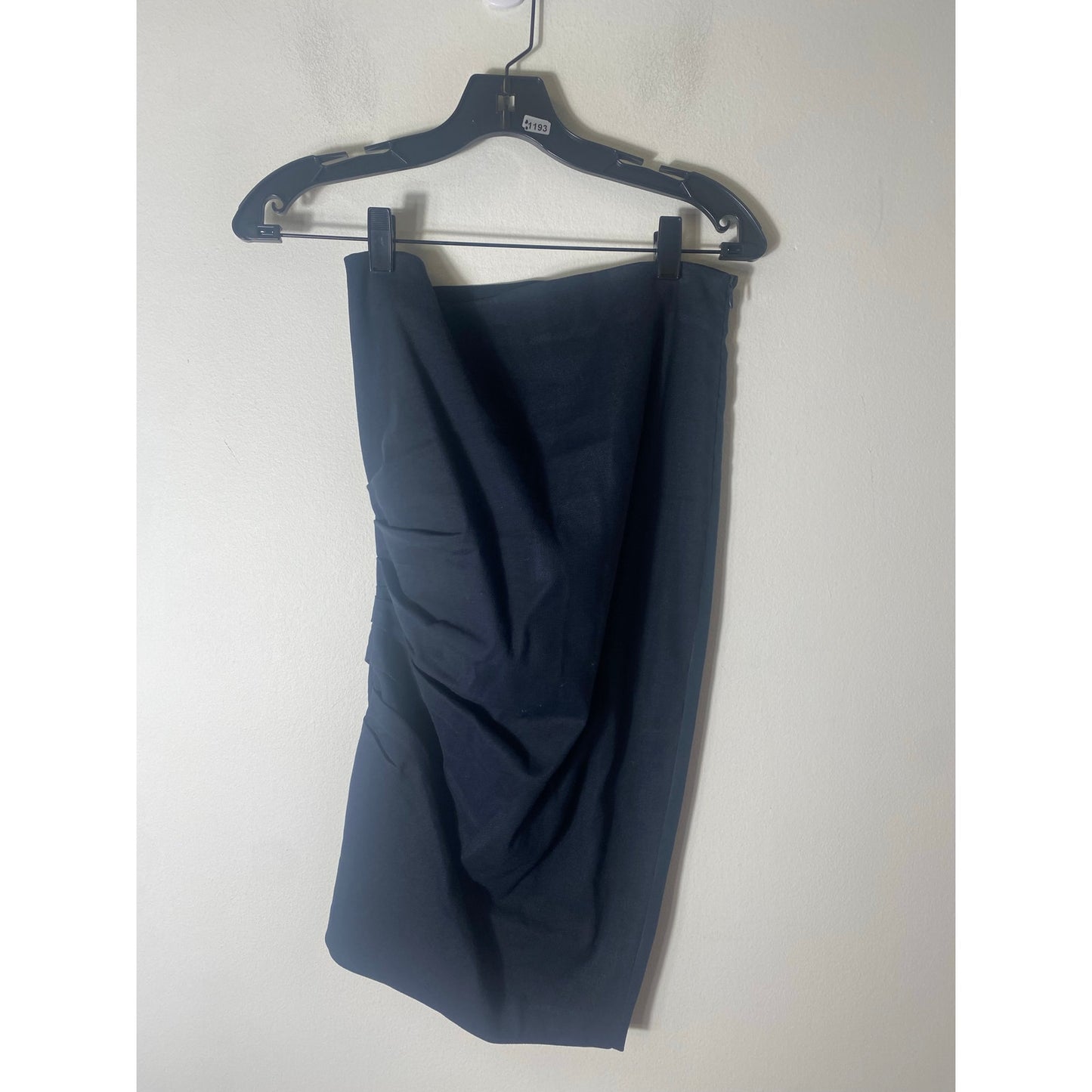 jarbo Black Ruched Body con Stapless Mini Dress Sz 36