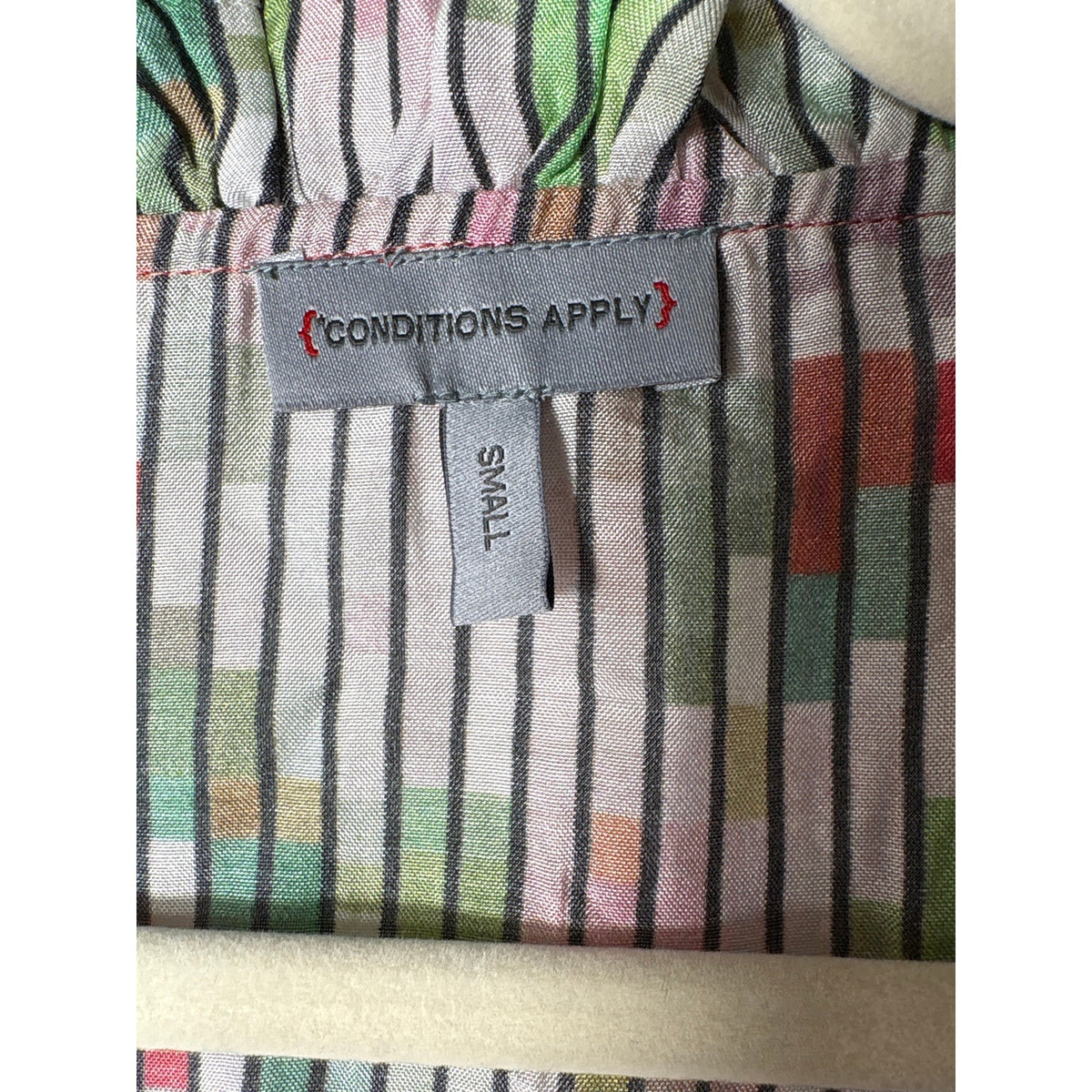 Conditions Apply Multicolor Long Sleeve Boho Tunic Sz S