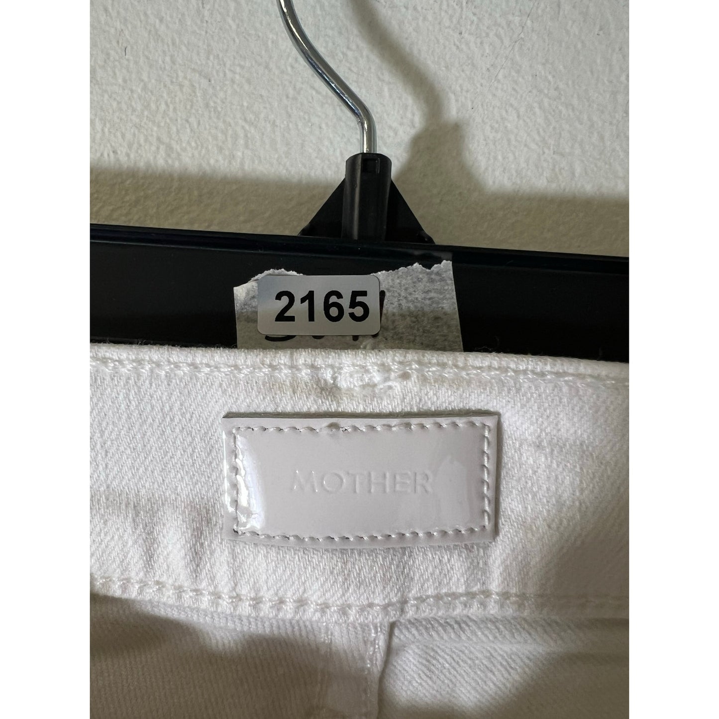 Mother The Weekender White Bootcut Denim Jeans Sz 28