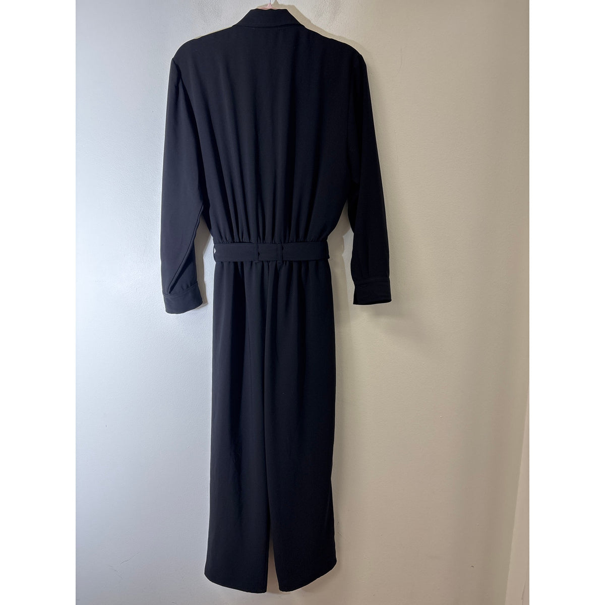 Amanda Uprichard Black Long Sleeve Jumpsuit Sz M
