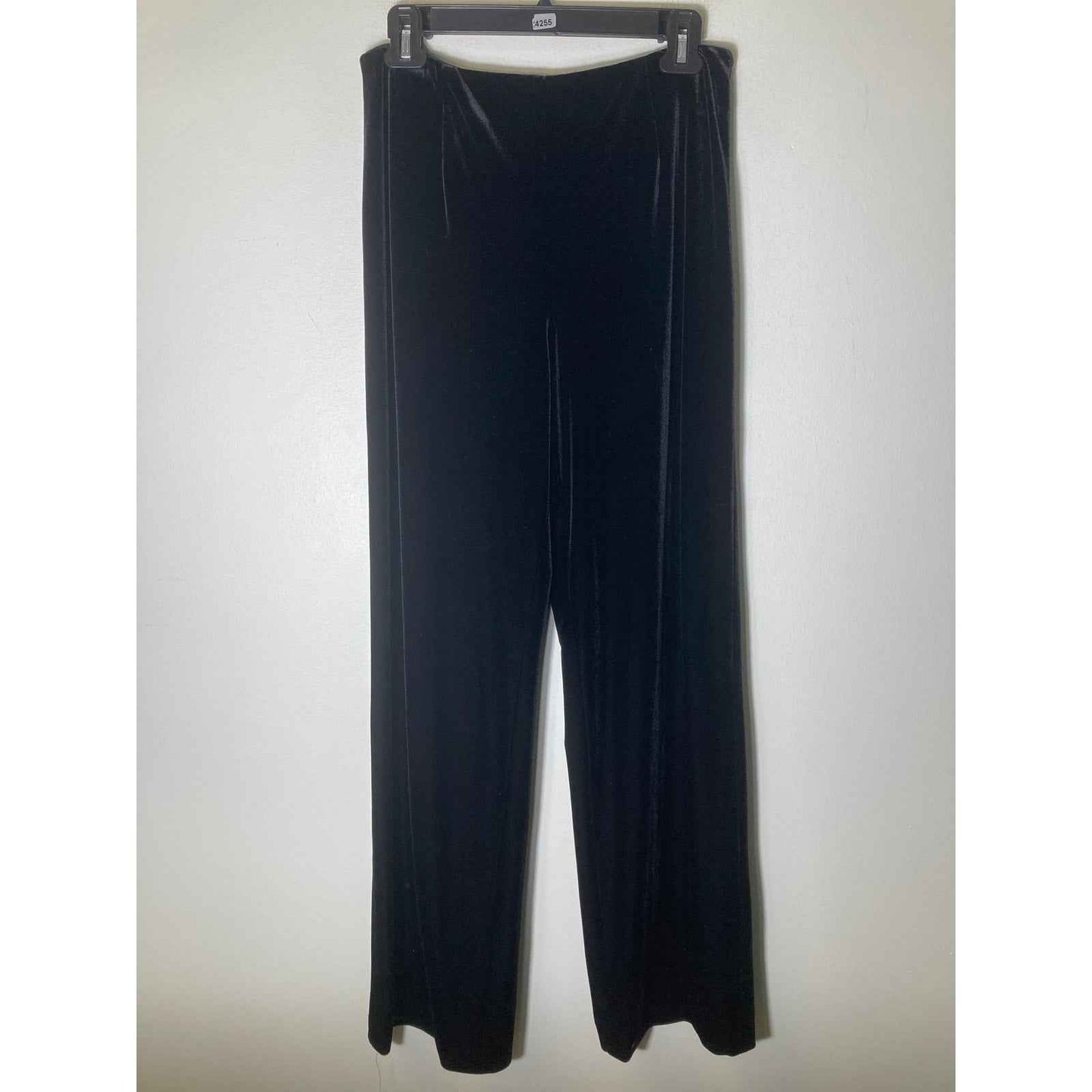 Worth Black Velour Side Zip Holiday or Special Occasion Pants Sz 8