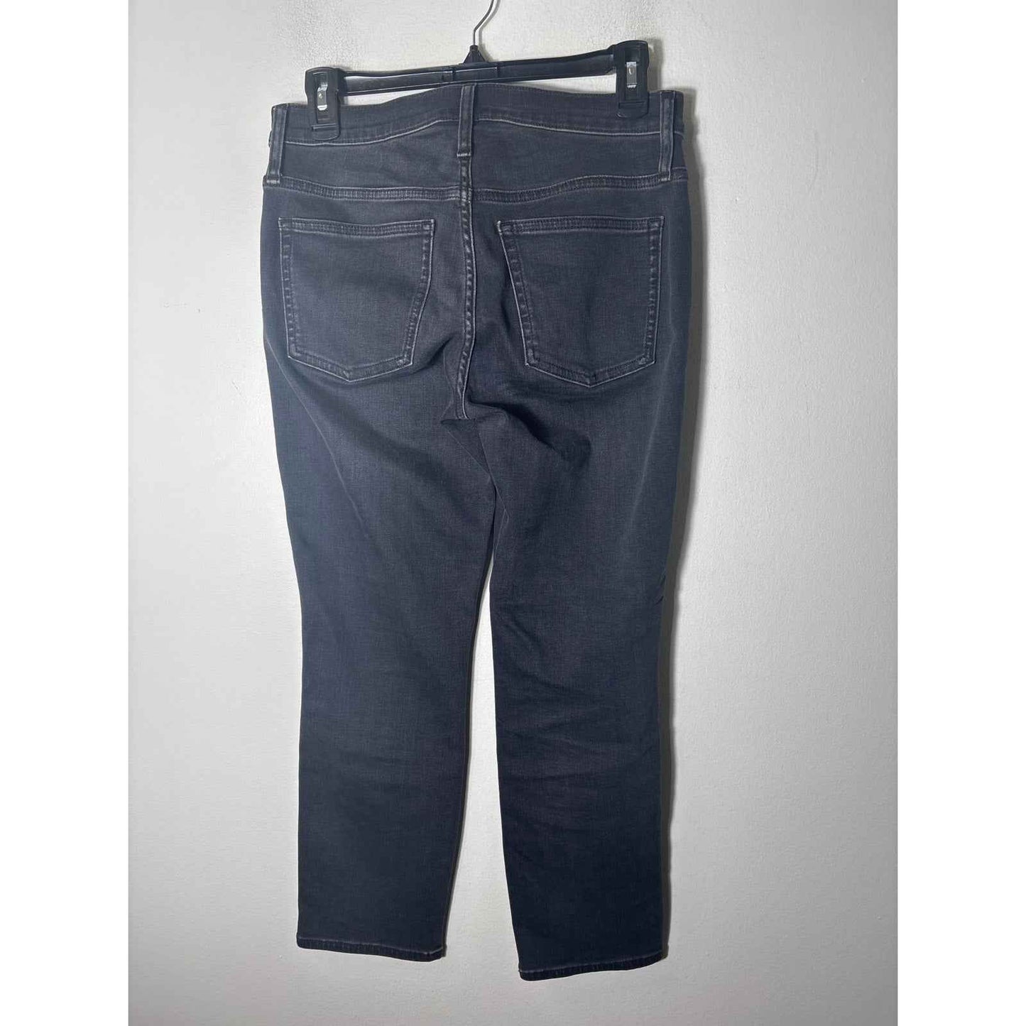 J. Crew Vintage 9" Slim Straight Black Denim Sz 26Petite