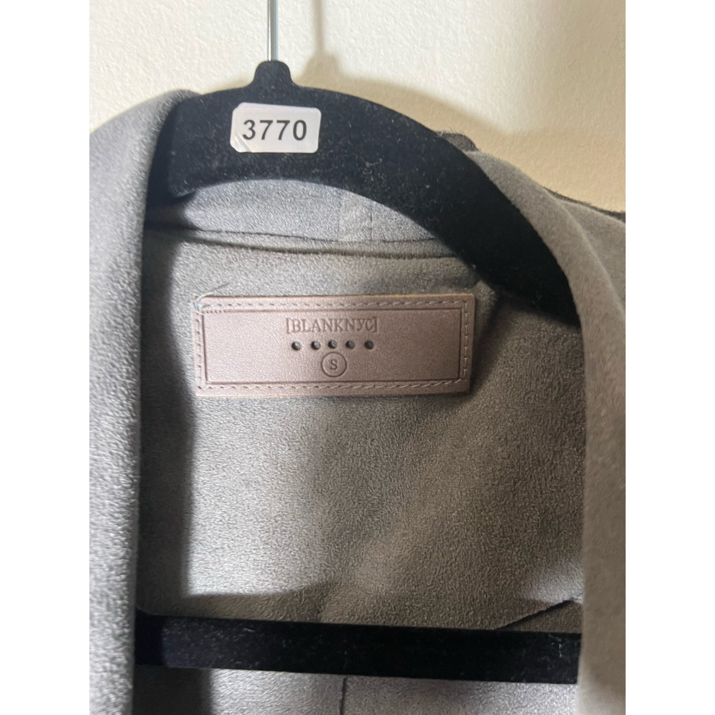 BlankNYC Gray Mixed Media Long Sleeve Cardigan Sz S