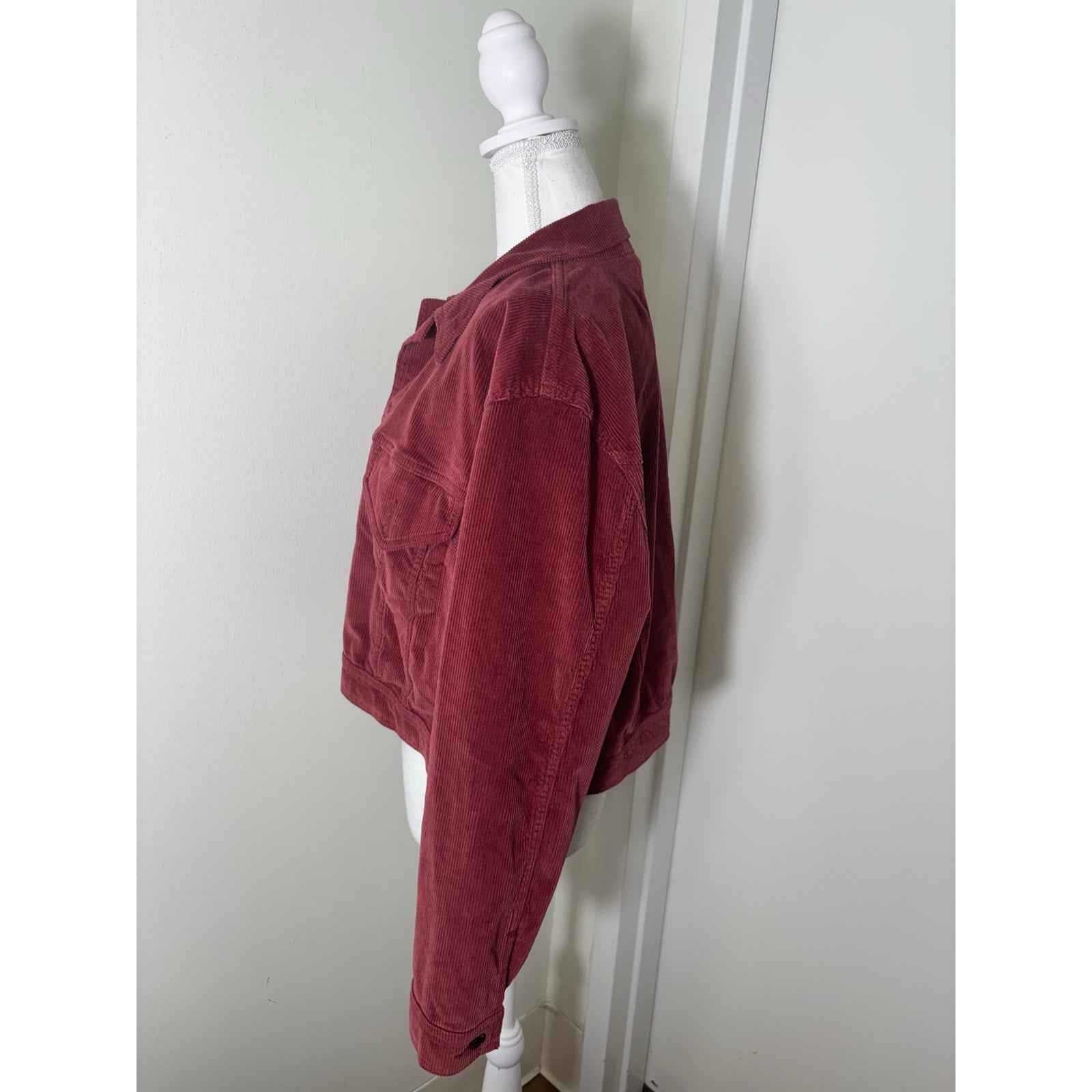 Sunday Best Rust Marla Cord Jacket Sz M