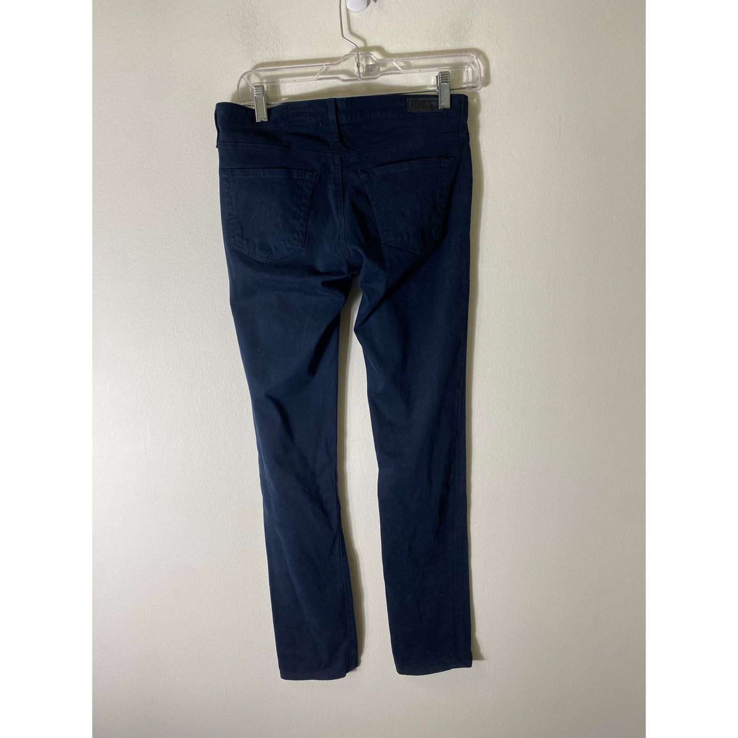 AG The Stilt Cigarette Leg Navy Jeans Sz 26R