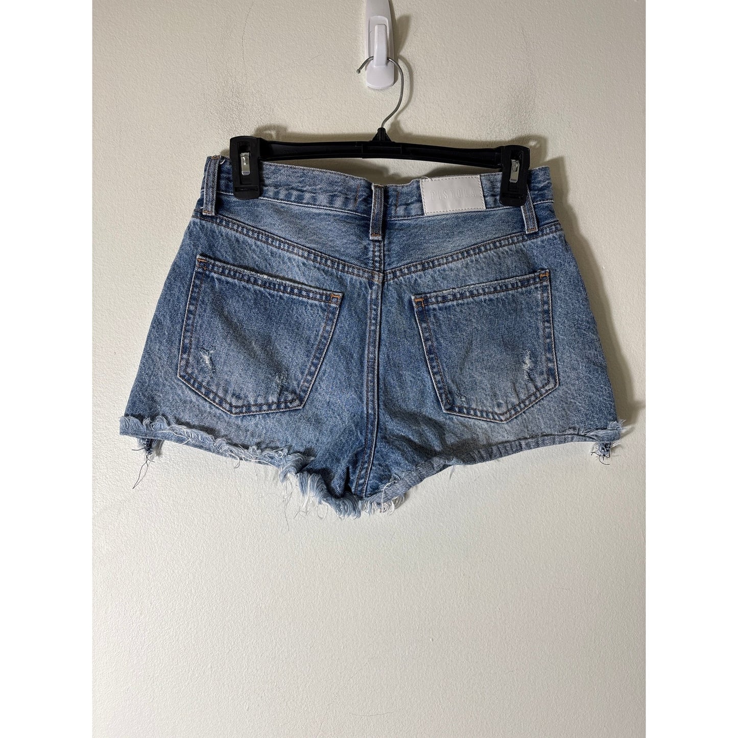 Pistola Button Fly Cut Off Jean Shorts Sz 26