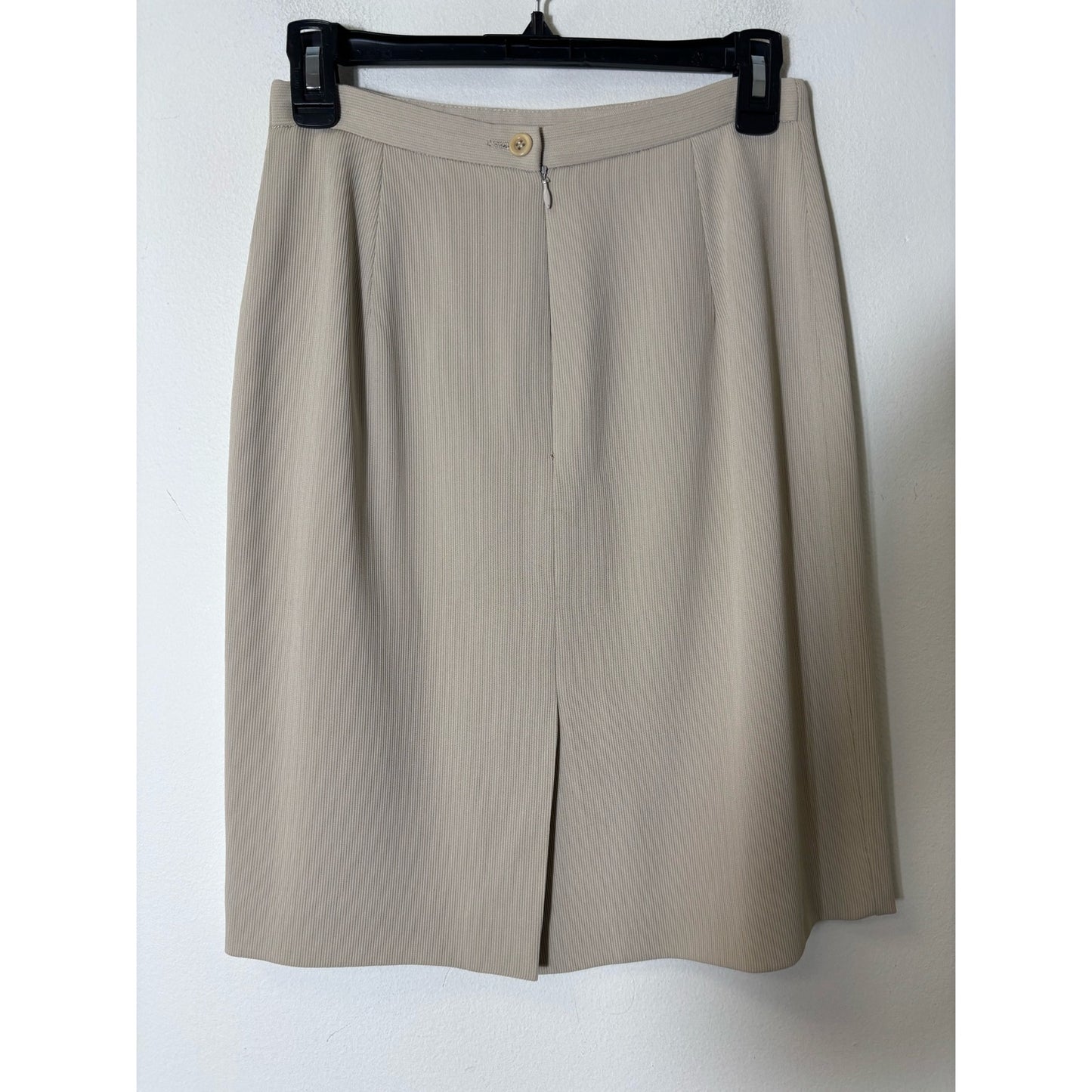 Alex Garfield Garfield and Marks Bone Ribbed Skirt Suit Set Sz 2