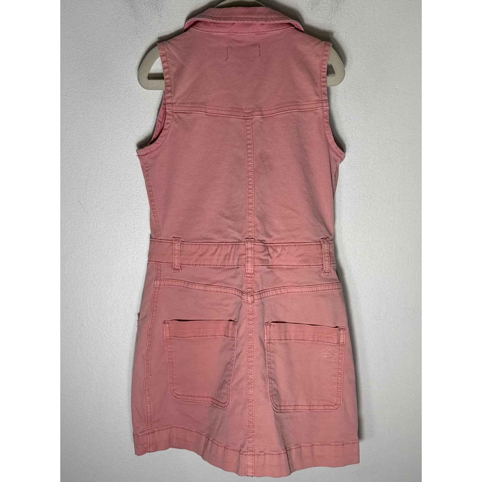 Girl's DL1961 Pink Denim Sleeveless Jumper Sz S