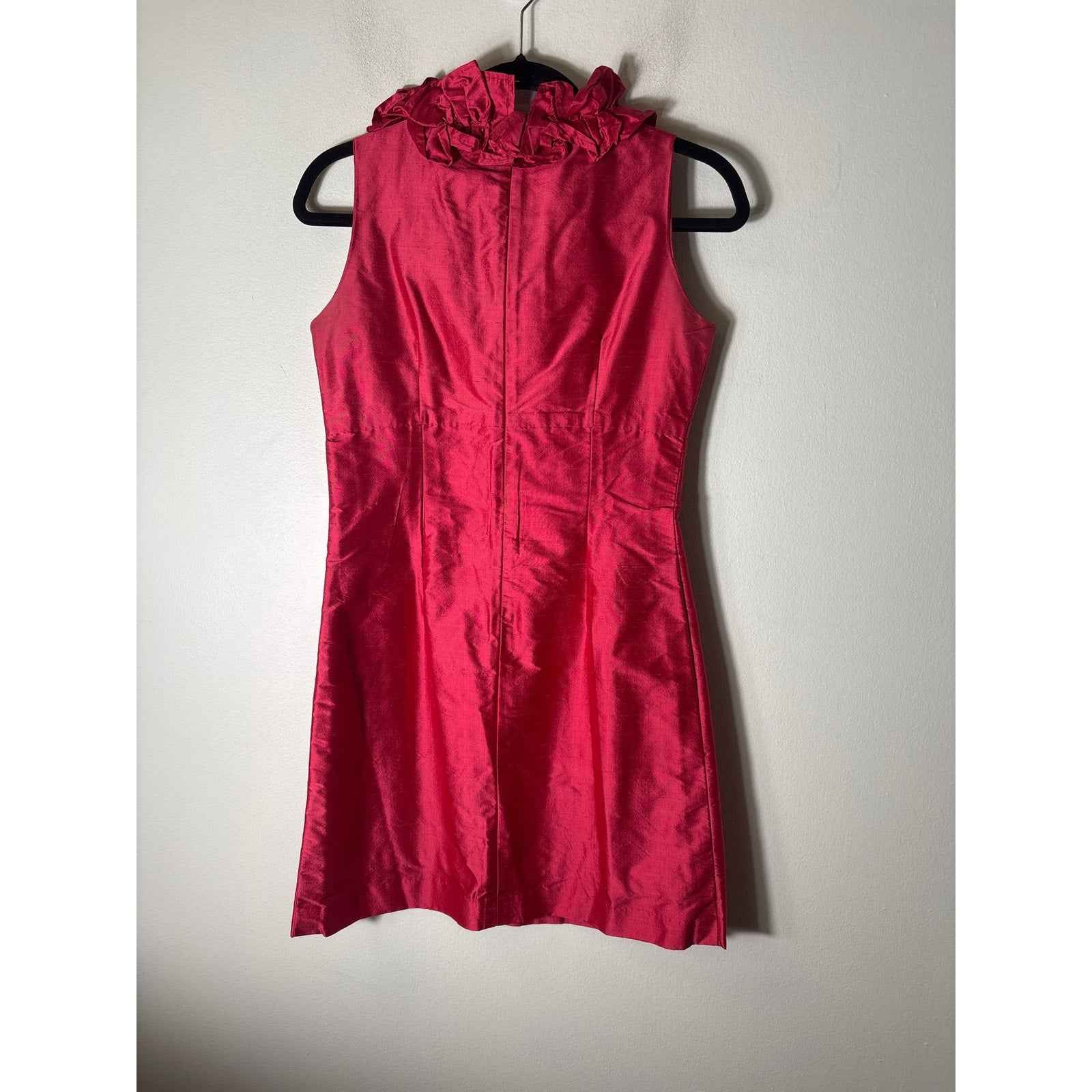 La Shea Boutique Pinkish Red Sleeveless Knee Length Special Occasion Dress Sz 4