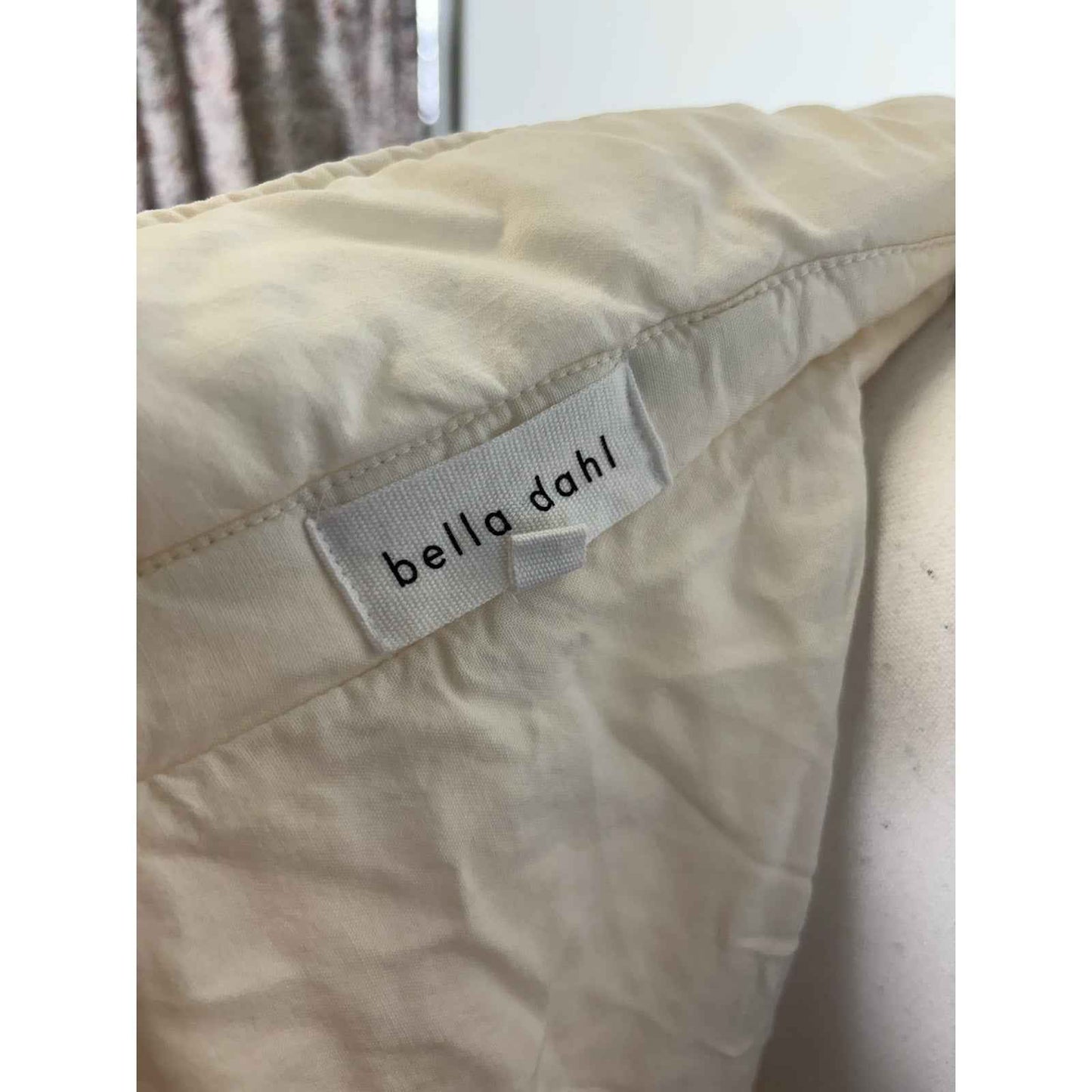 Bella Dahl White Quilted Jacket Sz M