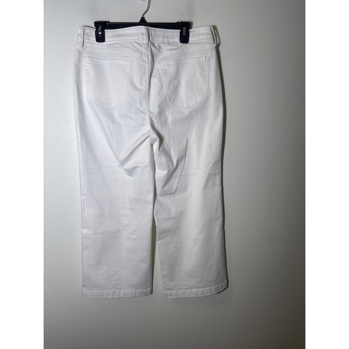 NYDJ Wide Leg White Denim Sz 12