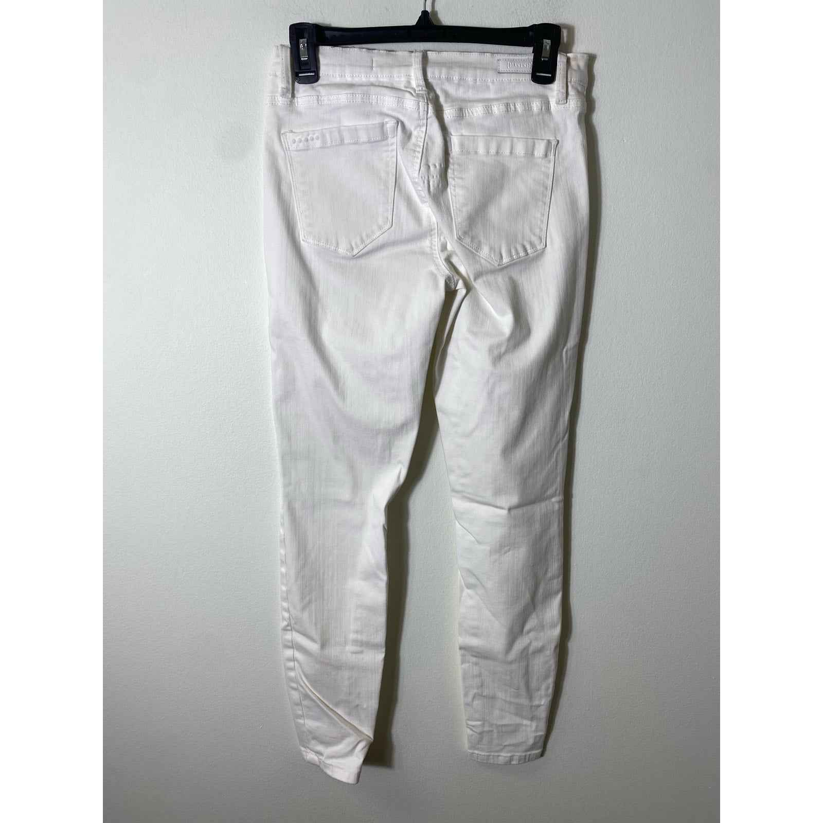 Blank NYC White The Mercer Skinny Ankle Jeans Sz 28s