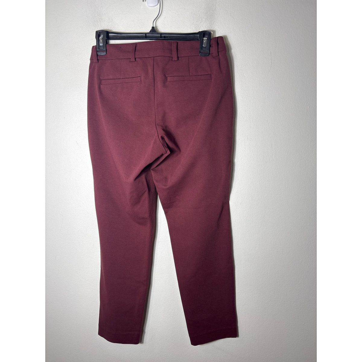 Liverpool Maroon Straight Leg Dress Pants Sz 2P