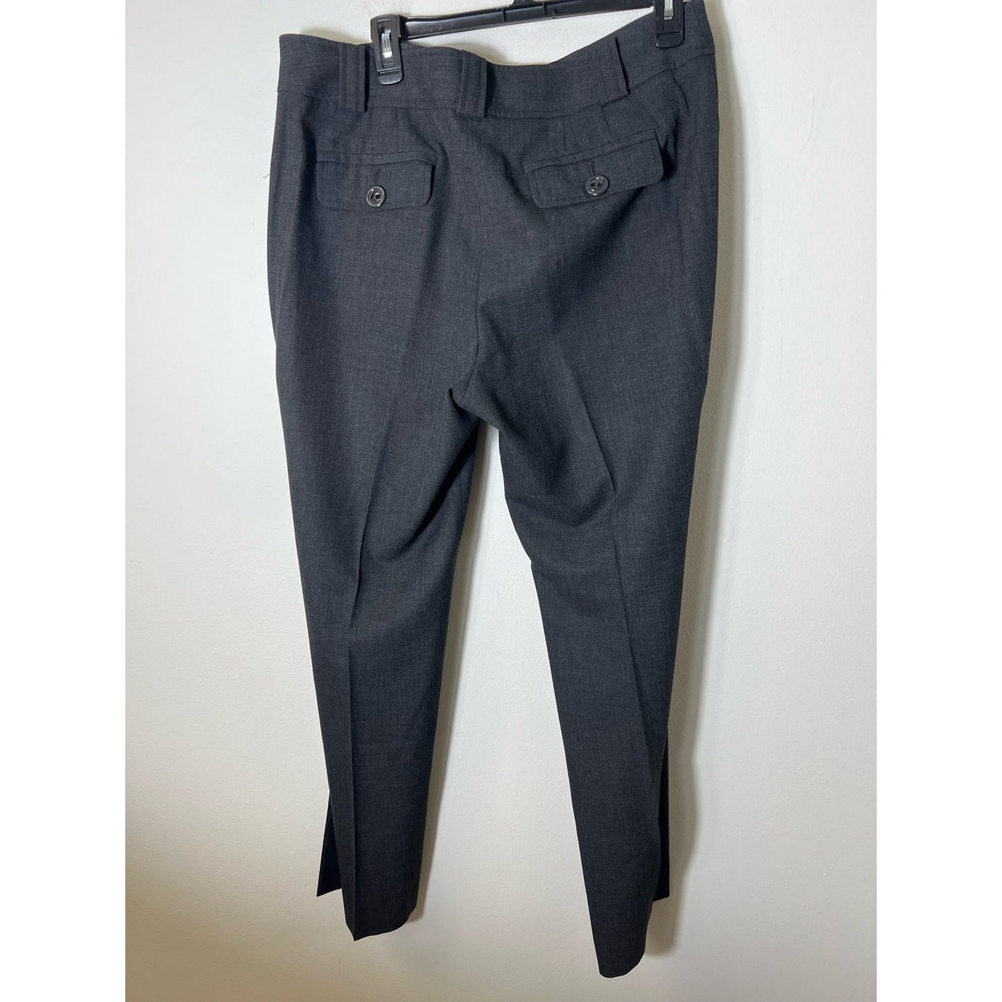 Ann Taylor Margot Dark Gray Dress Wide Leg Dress Pants Sz 12