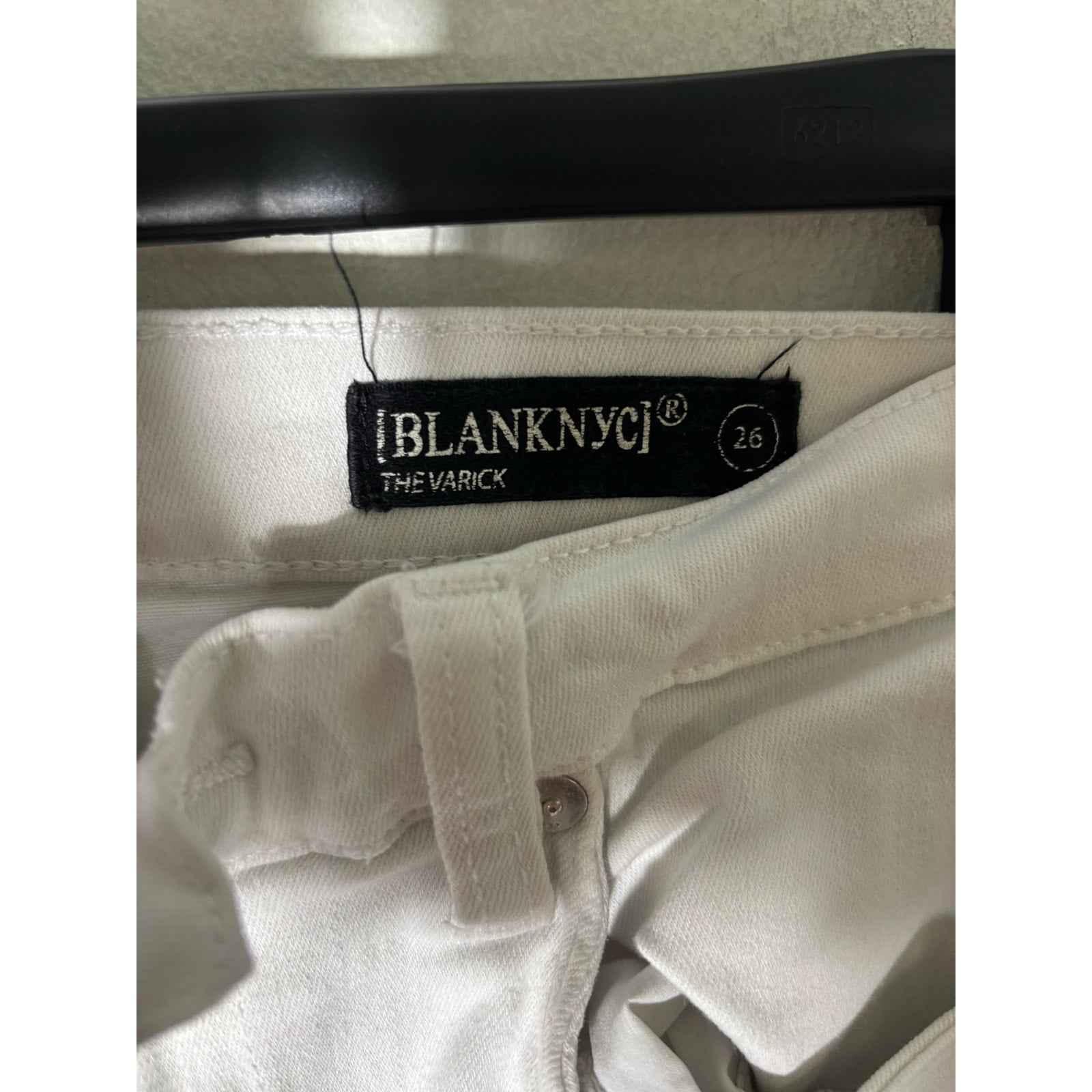 Blank NYC The Varick White Denim Sz 26