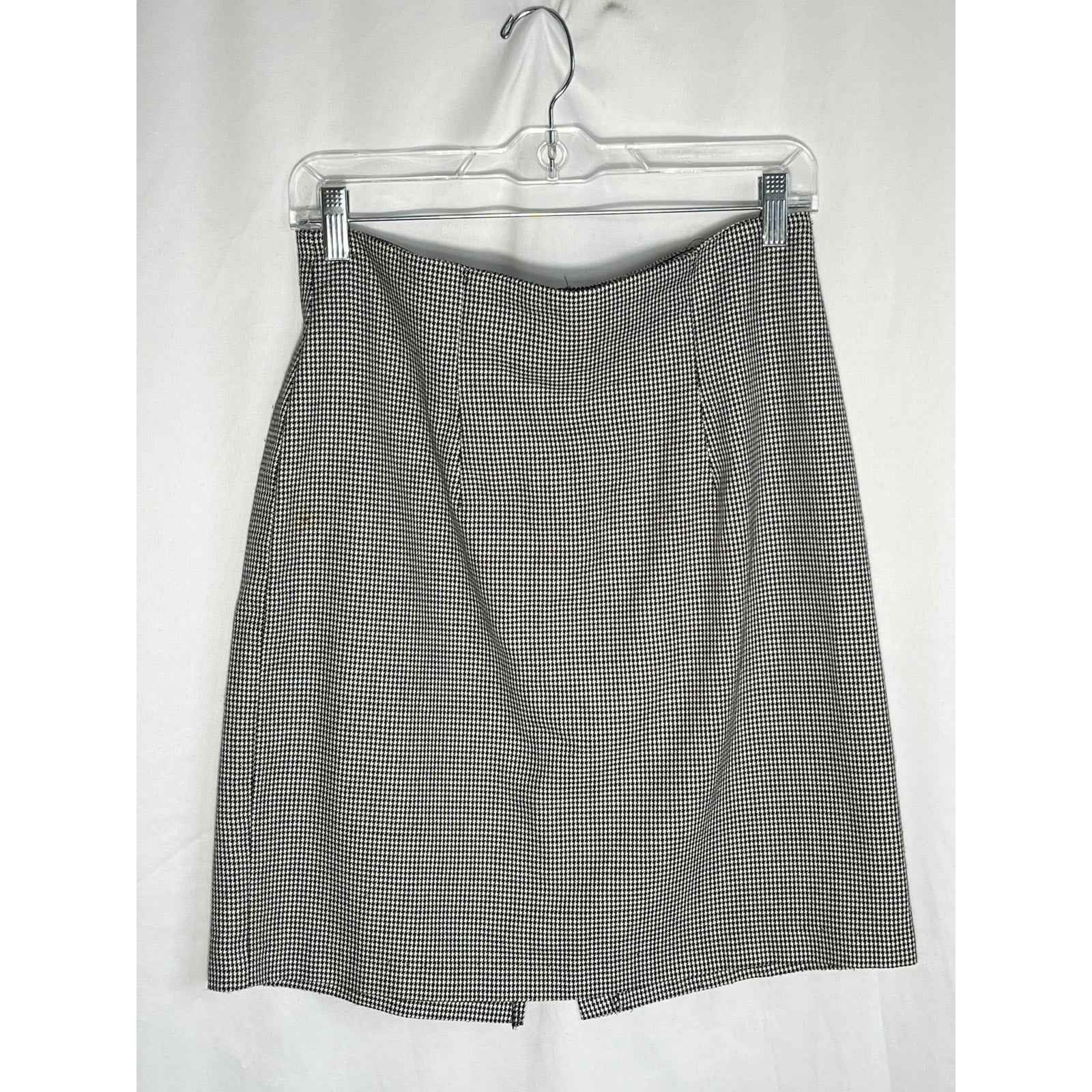 Vintage Houndstooth Pencil Skirt Sz L
