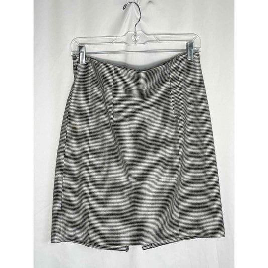 Vintage Houndstooth Pencil Skirt Sz L