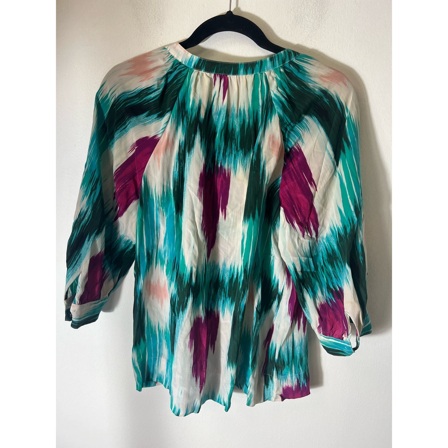 Joie Multi Color Patterned Blouse Sz S
