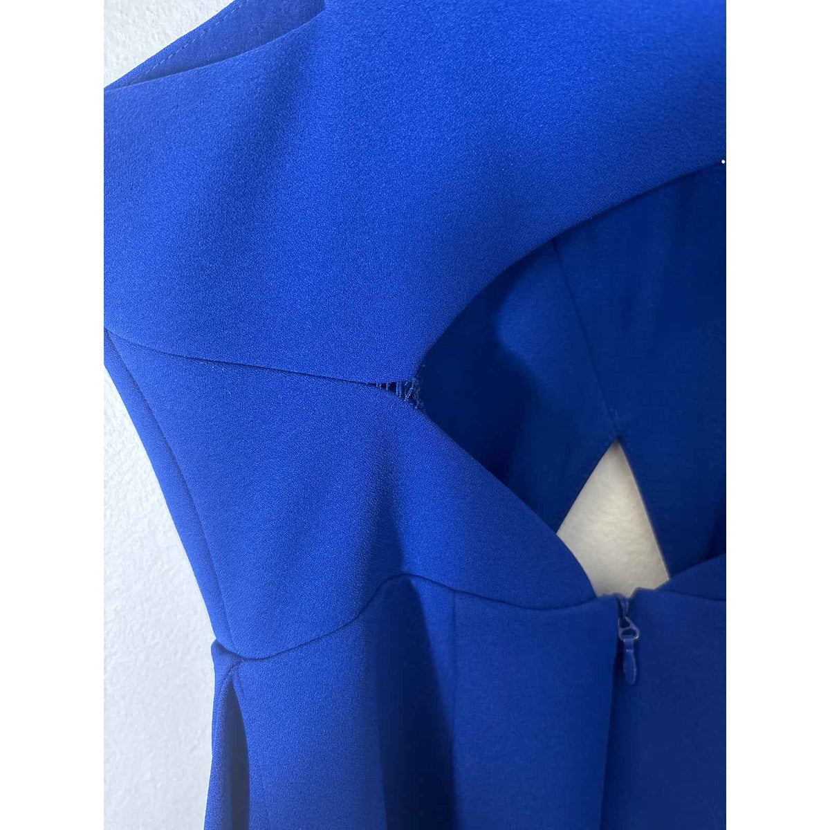BCBG Cobalt Blue Cut Out Cocktail Dress Sz 0