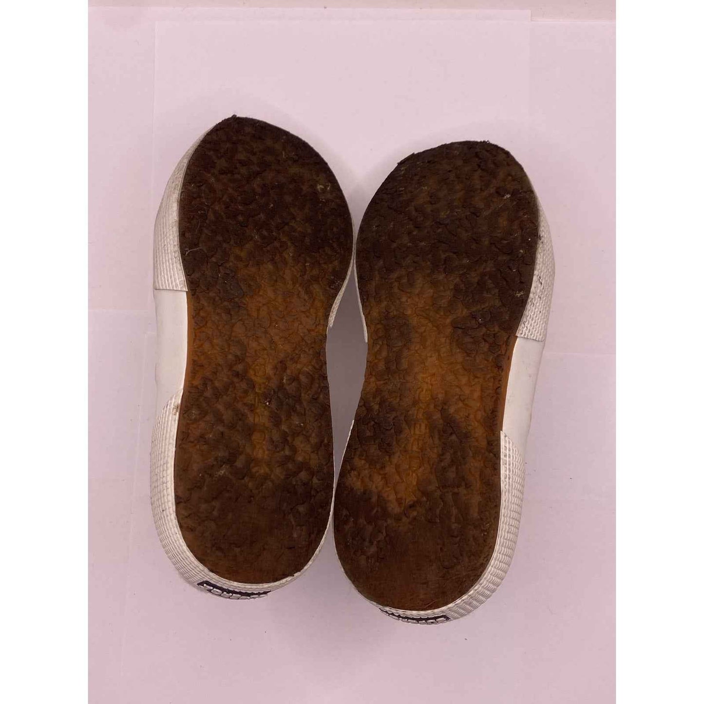 Girls Superga White Tennis Shoes Sz 29