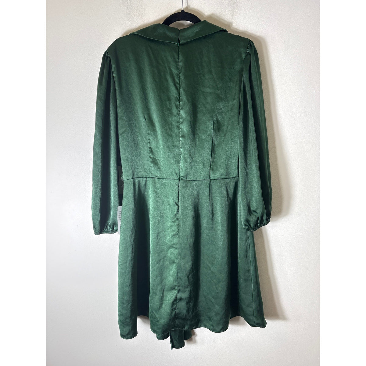 NWT Vince Camuto Emerald Green Long Sleeve Knee Length Dress sz 12