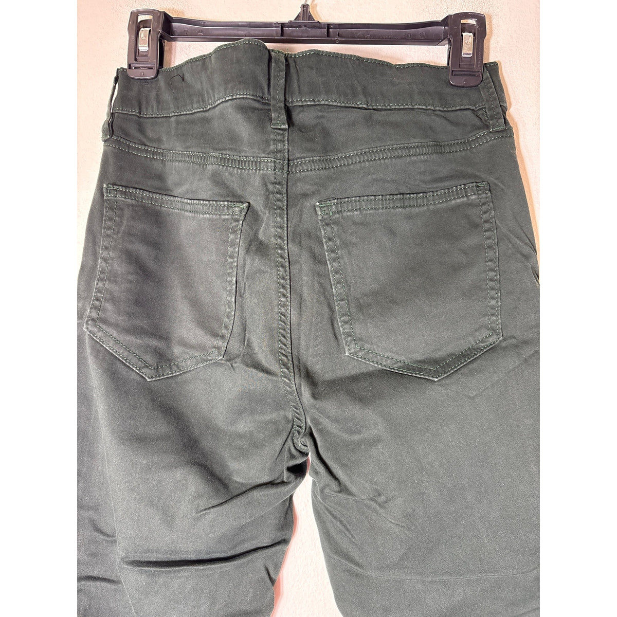 Ann Taylor Dark Green High Rise Skinny Jeans Sz 4