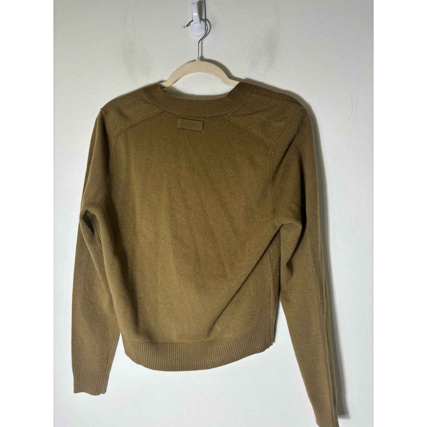 NWT Zara Army Green Wool Long Sleeve Cardigan Sz M