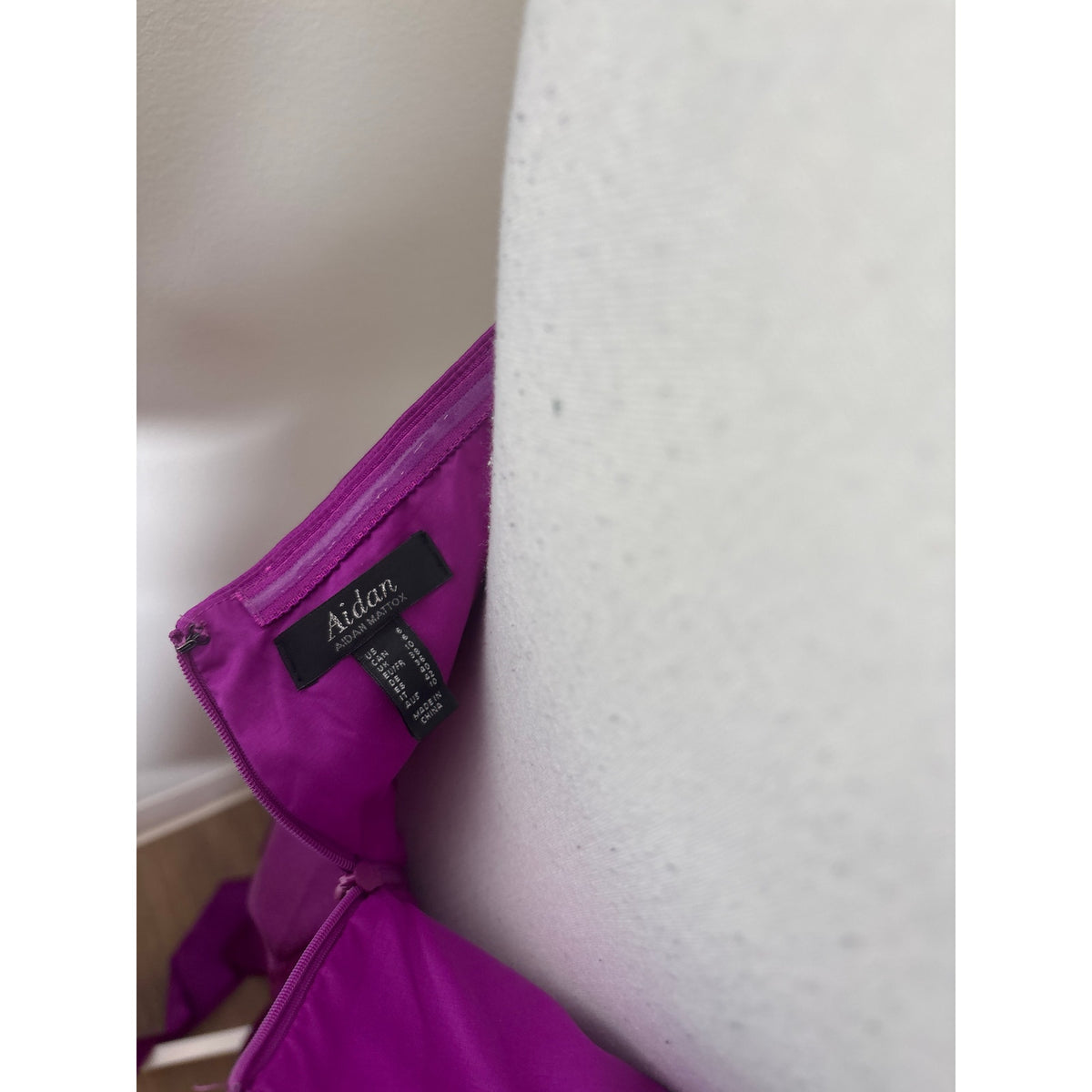 Aidan by Aidan Mattox Fushia Backless Jumpsuit Sz 6