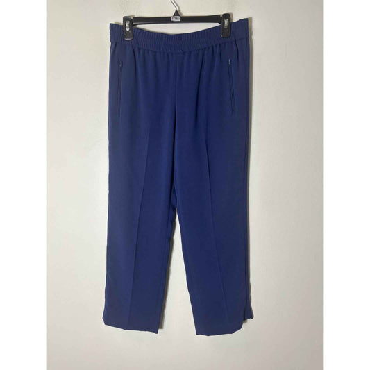 Tory Burch Navy Pull On Ankle Pants Sz 4