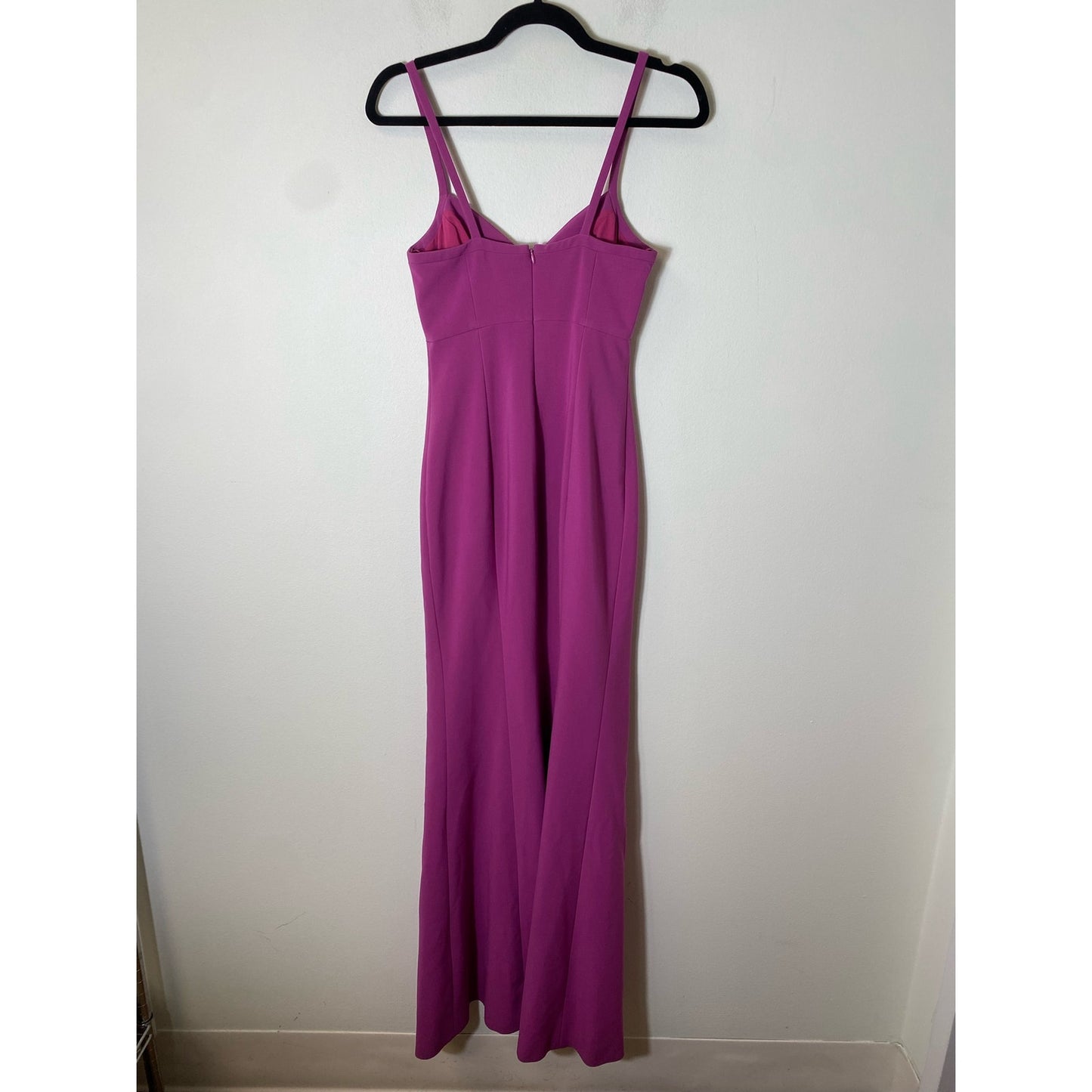 Likley Purple Double Front Slit Floor Length Gown Sz 0
