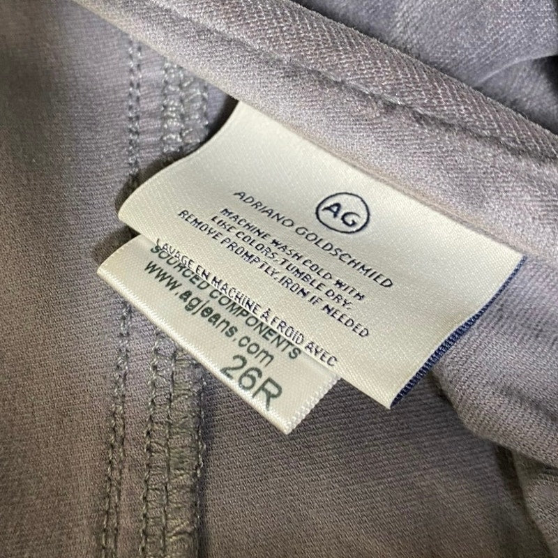 Adriano Goldschmied Super Skinny Gray Ankle Legging Size 26R