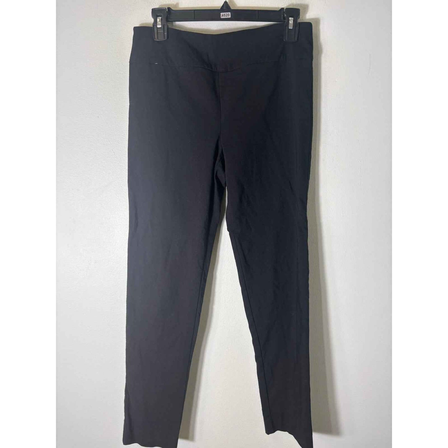 Elliott Lauren Black Flat Front Pants Sz 6
