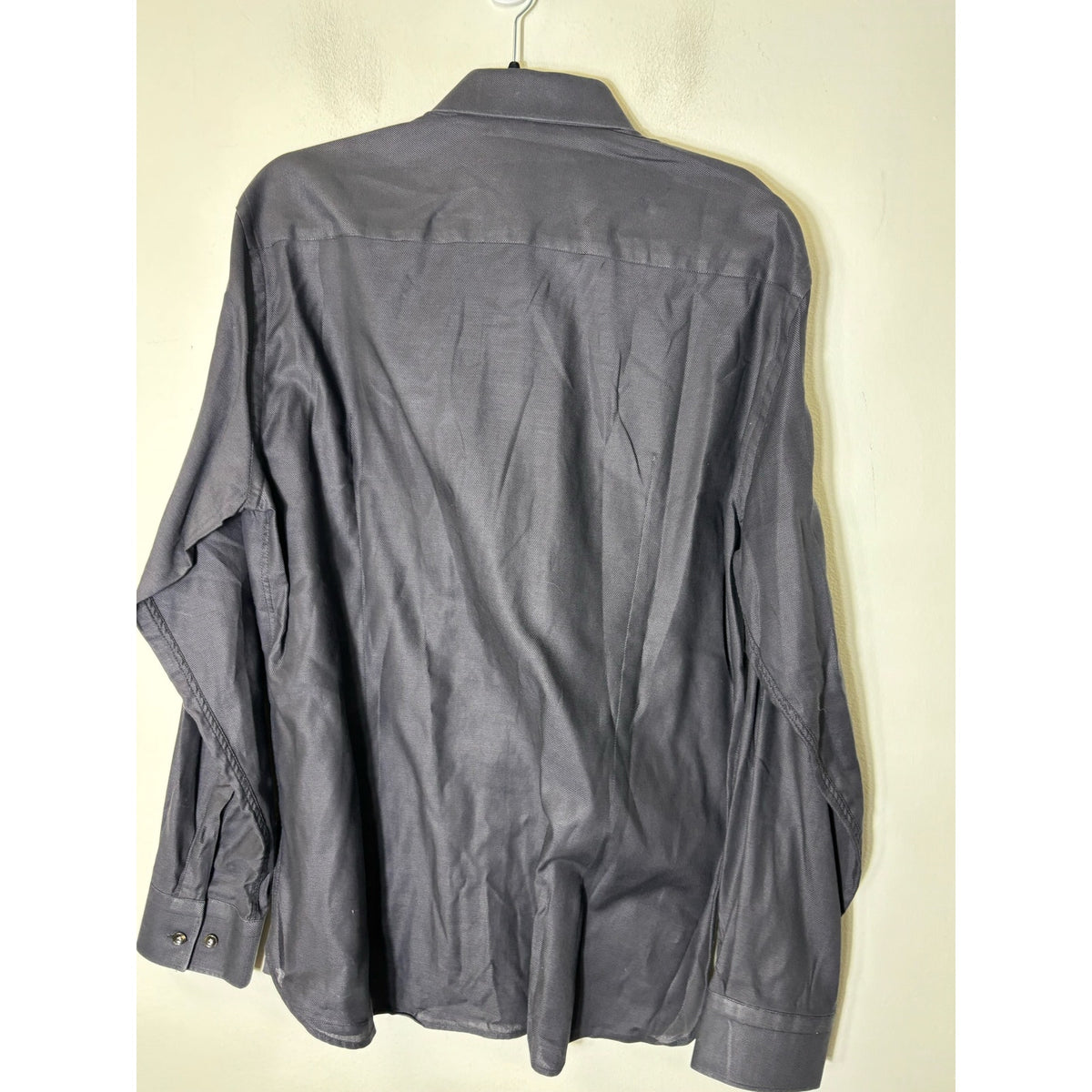 Men's Stone Rose Dark Gray Long Sleeve Cotton Button Down Shirt Sz 5