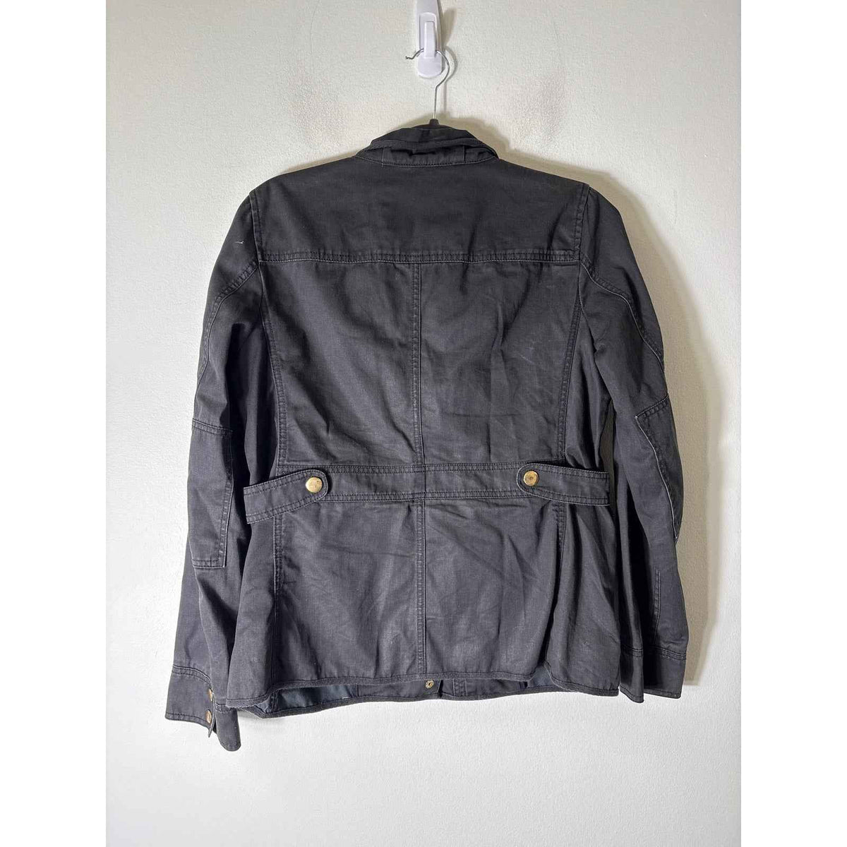 J. Crew Black Relaxed Boyfriend Field Jacket Sz M