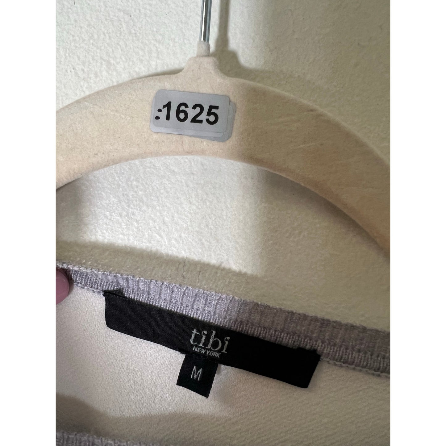 Tibi Long Sleeve Crewneck Shirt Sz M