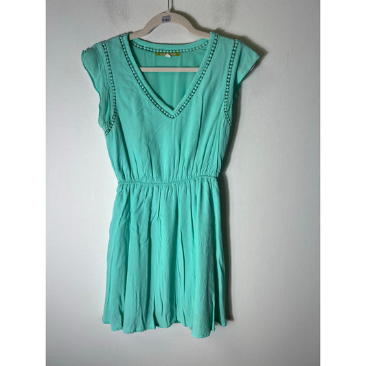 Gianni Bini Mint Flutter Sleeve Mini Dress Sz XS