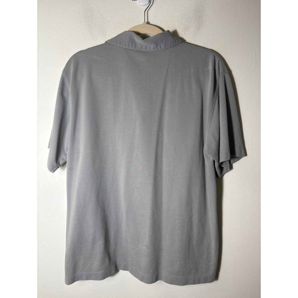 Mens Patagonia Gray Snap Polo sz M