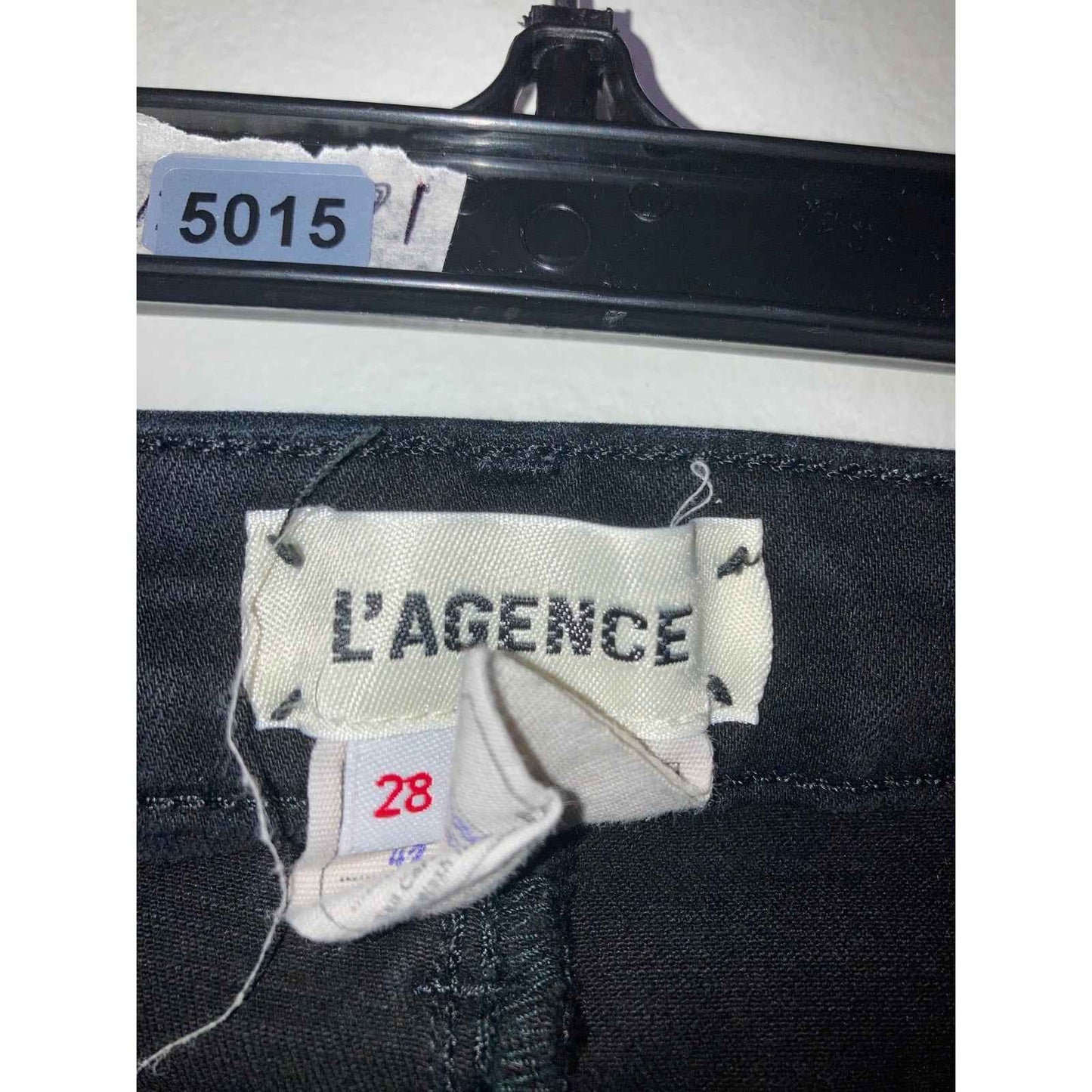 L'Agence Dark Black SKinny Ankle Jeans Sz 28