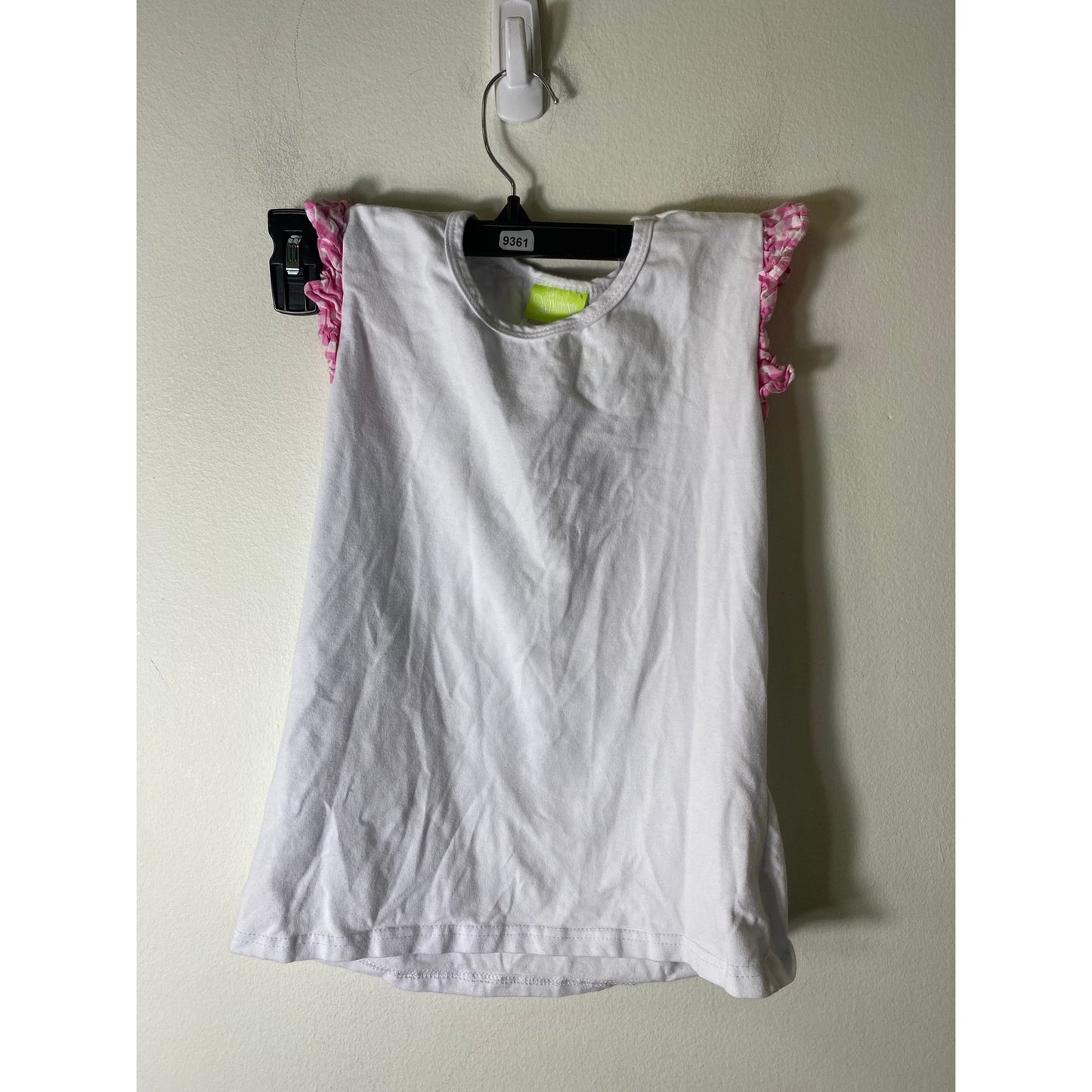 Classic Whimsy Girls Pink and White Gingham Skirt Set, Top and Bottom Sz 12