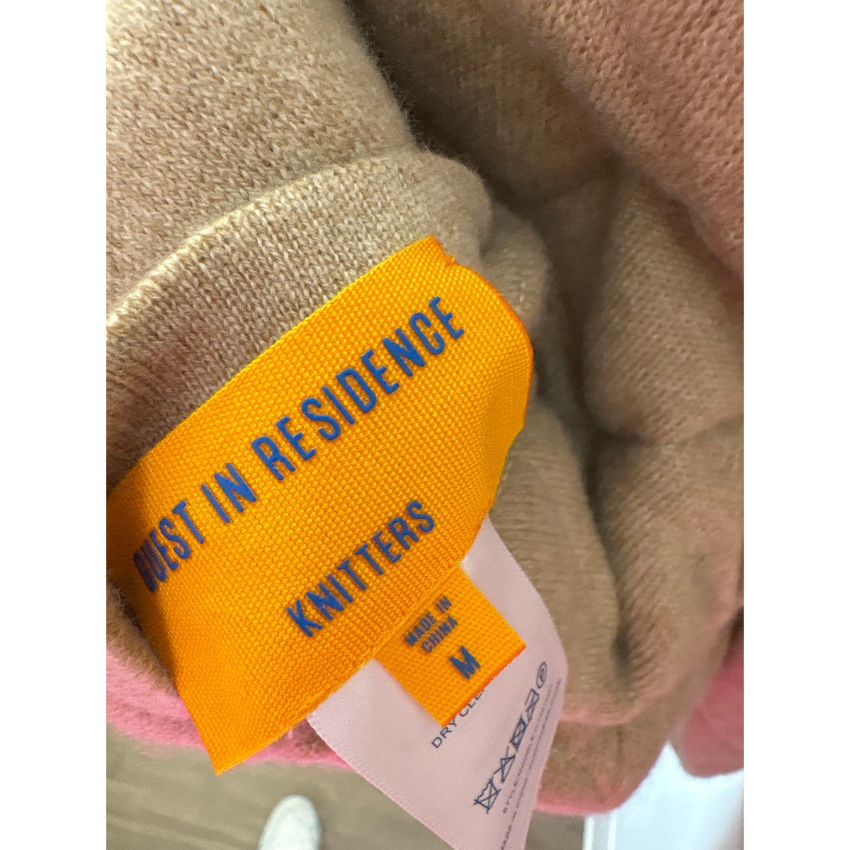 Guest in Residence Knitters Tan Long Sleeve Reversible Jacket Sz M