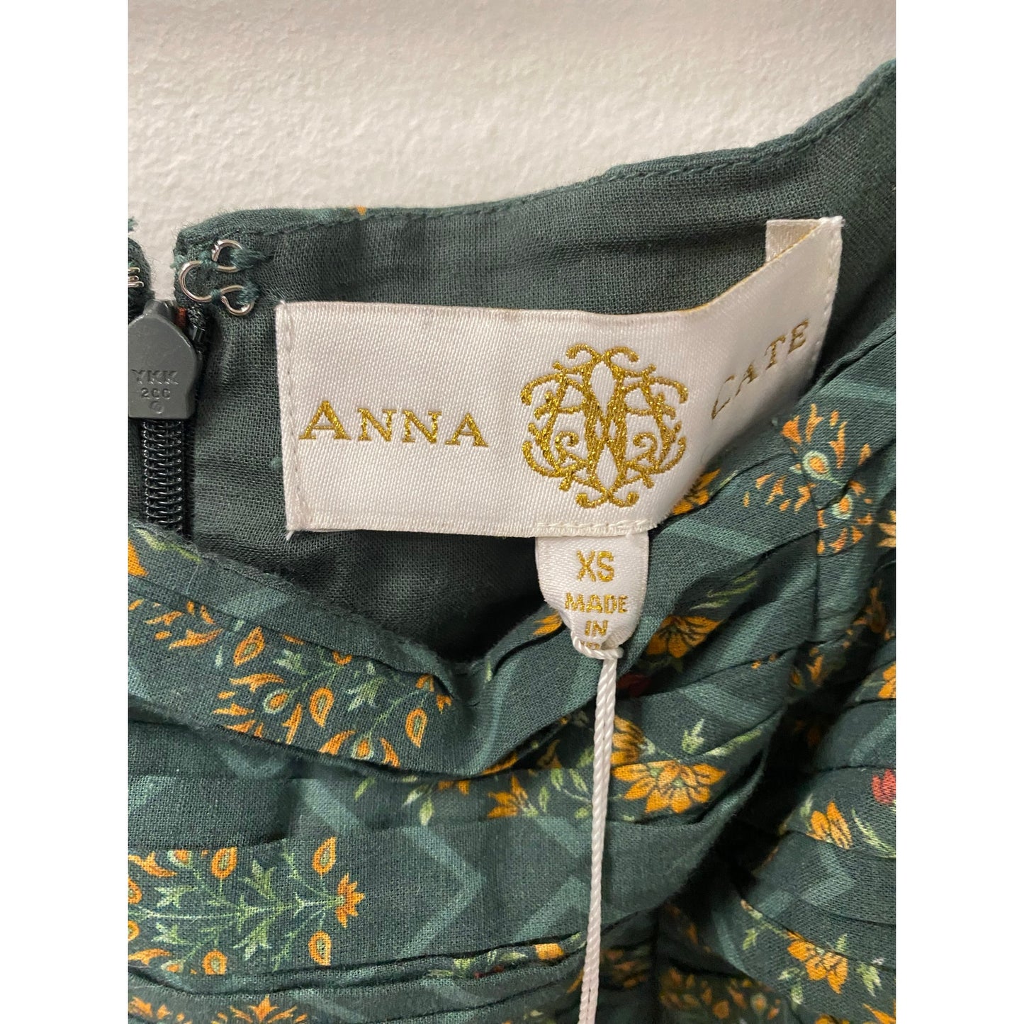 NWT Anna Cate Floral Aliana Maxi Dress Sz XS