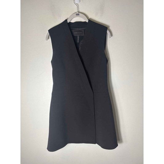 BCBG Maxazaria Black Sleeveless Knee Lenth Dress Sz XS
