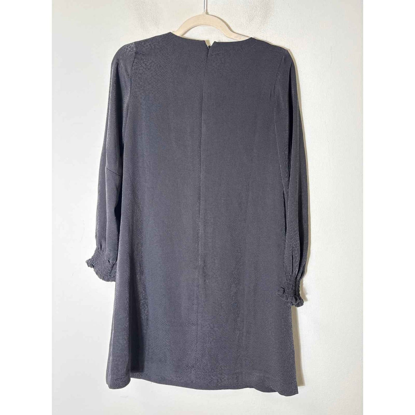 Ann Taylor Charcoal Long Sleeve Knee Length Shift Dress Sz 00
