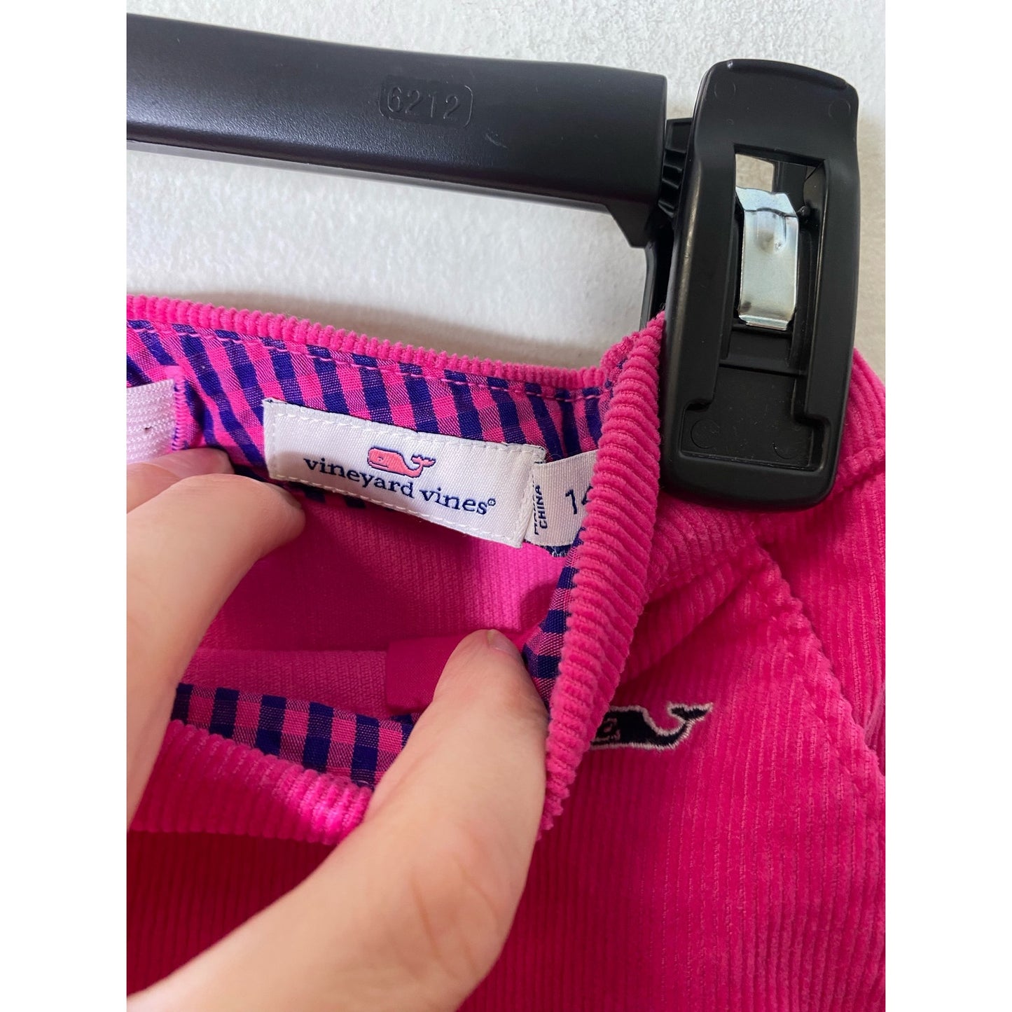 Girl's Vineyard Vines Hot Pink Corduroy Mini Skirt Sz 14