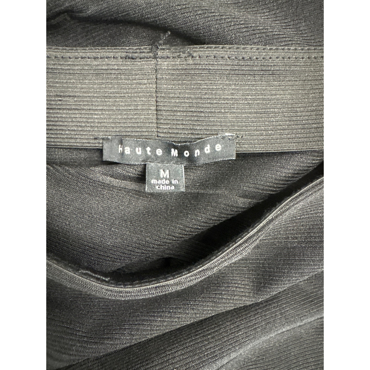 Haute Monde Black Fitted Pencil Skirt Sz M